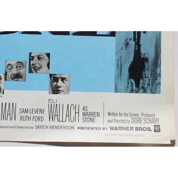 Vintage 1964 ACT ONE George Hamilton / Jason Robards Movie Lithograph Poster - Picture 2 of 5